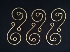 30pcs Gold Hooks Wedding Decorations Connector Christmas Tree Ornament Hangers