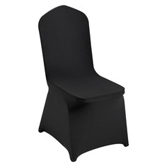 30pcs Set Stretch Spandex Folding Black Chair Covers for Wedding Party Restauran