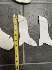 VTG Set of 10 White Honeycomb Tissue Wedding Decor Bells Hanging Table EUC