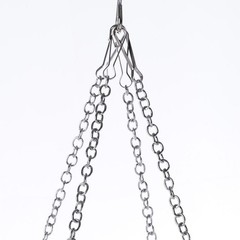 24″ Silver Metallic Ceiling Draping Hoop Ring Hardware Kit for Wedding Party