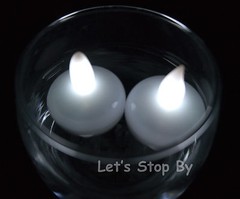 36 LED Floating Flickering Tea Candle Waterproof Wedding Party Floral Decoration