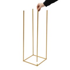 10PC 31.5 in Tall Gold Metal Flower Stand for Wedding Table Centerpieces GOOD
