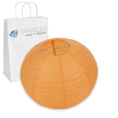 12 pcs 6″ inch Chinese Paper Lantern – Orange – Wedding Party Event uw