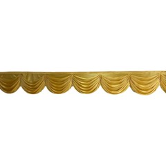 3/6M Long Tassel Faux Silk Swag Drape Panel Party Stage Event Background Decor