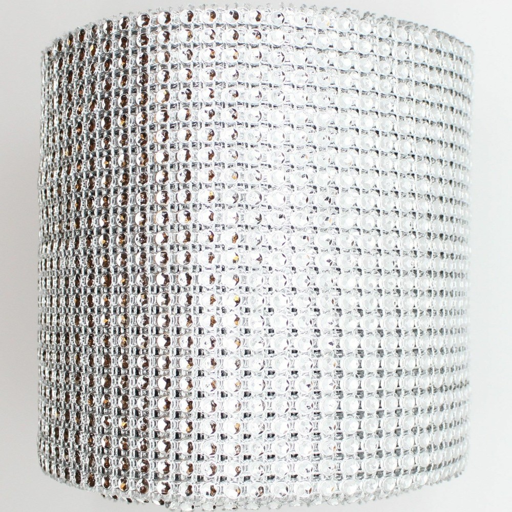 NEW Diamond Rhinestone Ribbon Bling Vase Wrap Floral Wedding Decoration Supplies
