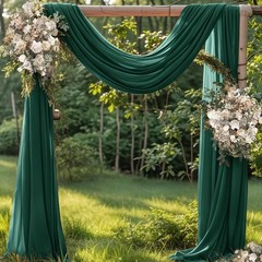 Lilac Wedding Arch Draping Fabric 1 Panel 29″ × 20FT Sheer Drapes Outdoor