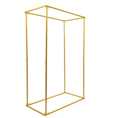 Tall Gold Metal Flower Stand for Wedding Table Centerpieces Decor 119*60*184cm