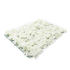 10Pcs Artificial Flower Wall Panel Realistic Flowers Board Wedding Party Decor