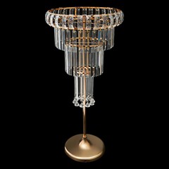 Gold Flower Stand, Wedding Flower Stand, 4 Tier Floor Standing, Countertop Mount