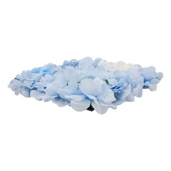 12PCS Artificial Flower Wall Panels White+Blue Dreamlike Flower Wall Backdrop