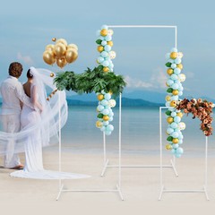 Rectangular Metal Backdrop Stand Rectangular Balloon Frame, Metal Backdrop Stand