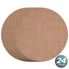 Burlap Round Placemats – 12″ Diameter Burlap Circle Rustic Table Decorations …
