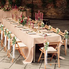 16 Pcs Wedding Aisle Decorations Pew Flower for Wedding Ceremony Aisle Chair Art