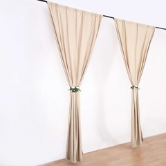 NUDE 10 x 10 ft Polyester BACKDROP CURTAINS Drapes Panels Home Decorations