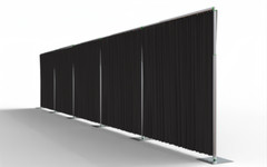 60ft Wide by 12ft Tall Pipe & Drape (Premier ,RED,BLACK ,WHITH Drape) HEAVY DUTY
