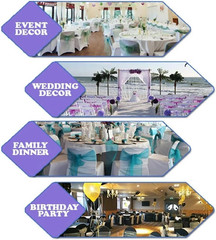 Elegant Organza Chair Sashes Sheer Fabric Sashes for Weddings, Parties, and Spec