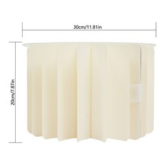 10*Foldable Cardboard Centerpiece Display Cylinder Flowers Stand Columns Display