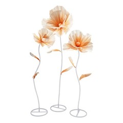 3pc Artificial Flowers Giant Artificial Flower Decoration for Wedding Background