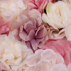 12PCS Artificial Flower Wall Panel Wedding Valentine’s Rose Decorations 40*60CM