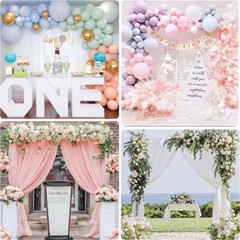 Backdrop Stand 10 Ft Adjustable Background Support System Kit for Wedding Party