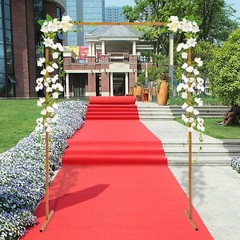 Yellow Backdrop Stand Square Metal Arch Party Frame For Party Wedding Decor