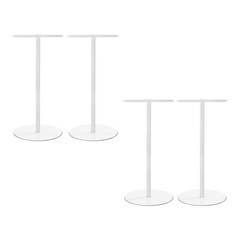4*Wedding Flower Stand,White Wedding Table Centerpieces,40cm Metal Flower Holder
