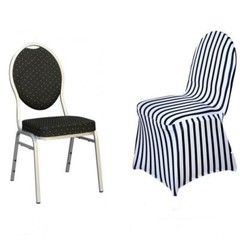 Striped Spandex STRETCHABLE CHAIR COVERS Wedding Slipcover Party Supply Banquet