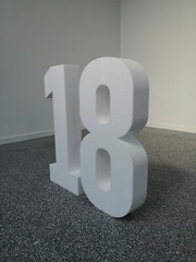 Number Styrofoam 80cm Tall Styrofoam Numbers Buy Kids Birthday Decoration
