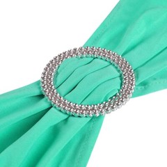 10-100 Spandex Sequin Chair Cover Sashes Bows Bands Xmas Wedding Banquet Decor