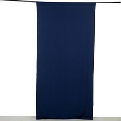 5 ft x 10 ft NAVY BLUE 4-Way Stretch Spandex Divider Backdrop Curtain Wedding
