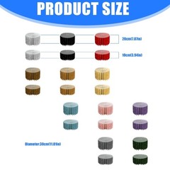 Pack of 4 Foldable Dessert Stands User Friendly Paper Multiple Tiers Display for