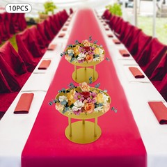 20cm/30cm Circular Flower Stands 10Pcs Wedding Flower Stand, Gold Flower Stand