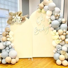 Set of 2 Spandex Wedding Arch Cover Double Sided Backdrop Stand Decor Party New