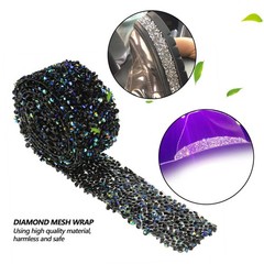 Mesh Wrap Roll Sparkle Crystal Rhinestone Ribbon Wedding Decoration