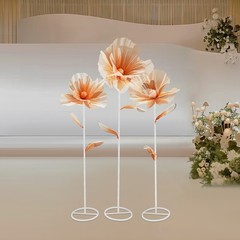 3pc Artificial Flowers Giant Artificial Flower Decoration for Wedding Background