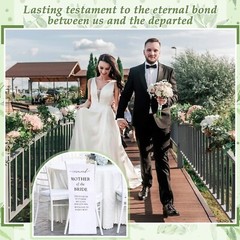 Mother Wedding Memorial Reserved Chair Sign in Loving Memory of Parents Celeb…