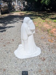 Bride & Groom Blow Mold Ice Sculpture 28” Decor Decorative Reception Wedding