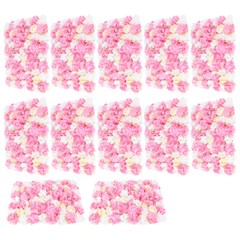 12 PCS Artificial Flowers Wall Panel for DIY Wedding Street Background Decor