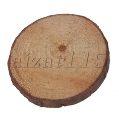100 Pack of 3-4cm Round Natural Wood Slices Wood Discs for Crafts and Decoration