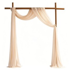 Ceiling Drapes 4 Panels Wedding Arch Draping Fabric 20FT Chiffon Party Decor