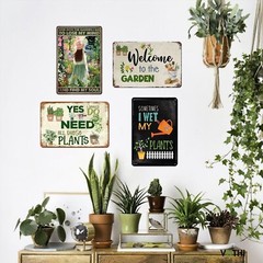 Funny Garden Signs for Outside ; Yes I Really Do Need All These Plant Metal S…