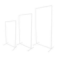 Rectangular Metal Backdrop Stand Rectangular Balloon Frame, Metal Backdrop Stand