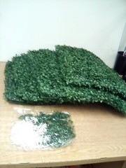 Lot Of 24 Artificial Boxwood Panels 20″ X 20″ Backdrop Wall Panels