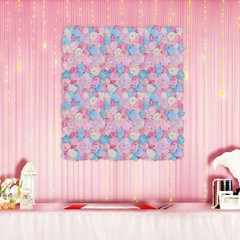 Flower Wall Decor, 23.6″ X 15.7″ Silk Rose Wall for Wedding, Party, Nursery