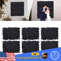 6*Artificial Flower Wall Panel Floral Wall Backdrop Wedding Venue Decor 23*15″