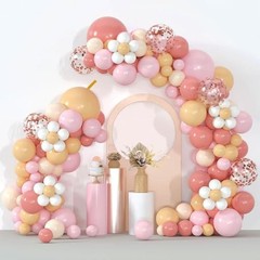 Balloon Arch Stand Kit, Balloon Arch Stand Set of 2 with Metal 8FT & 6.2FT