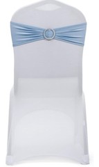 50 Light Blue Spandex Chair Band