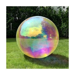 Iridescent Inflatable Mirror Ball, Reusable Large Event PVC Disco Ball, Giant…