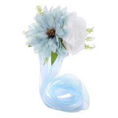 Chair Back Decoration Simulation Flowers Artificial Floral Arrangements