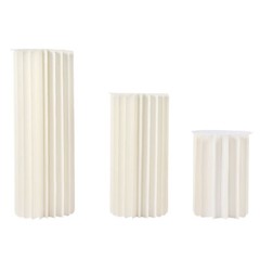 Foldable Cardboard Centerpiece Display,Wedding Centerpieces Cardboard Vases 3pc